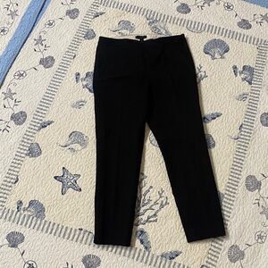 J.CREW Black Straight Leg Trousers. Size 4.